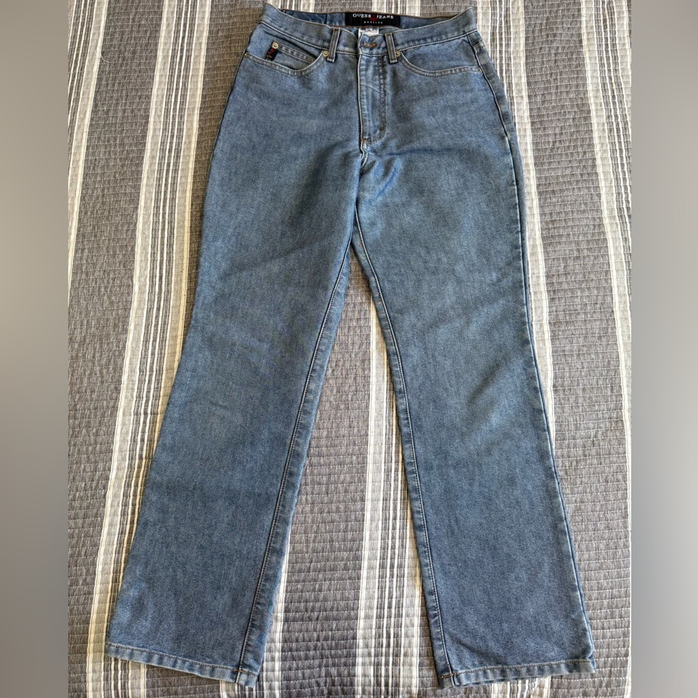 Guess Women's Bootleg Blue Jeans